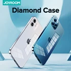 Чехол Joyroom Luxur для iPhone 12 Pro Max 12 mini, ТПУ + ПК, противоударный, прозрачный, с полной защитой объектива