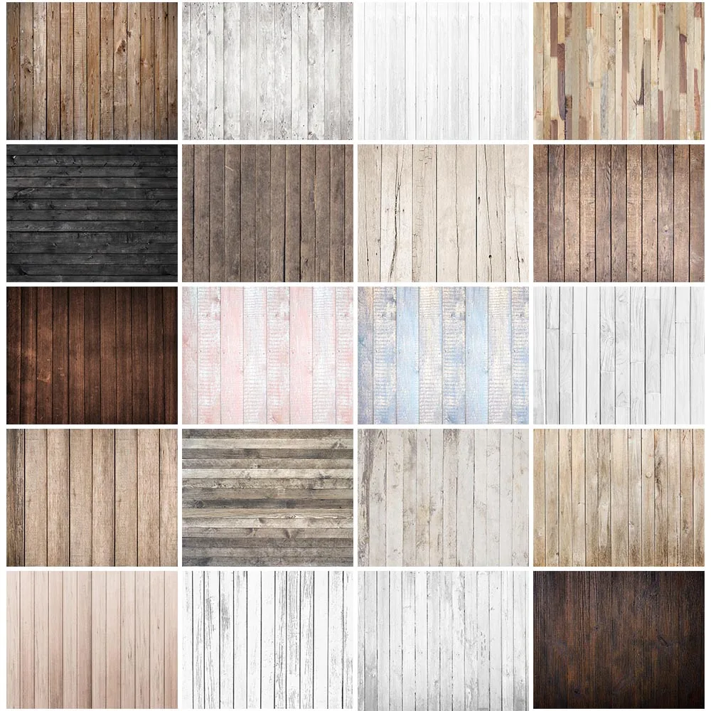 Avezano детского дня рождения с имитацией деревянной доски виниловые фоновые