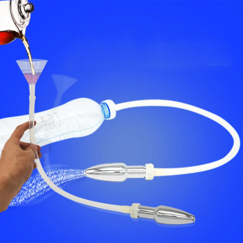 Мульти Функция Воронка Анальная мытье инструменты клизма Нержавеющая сталь
