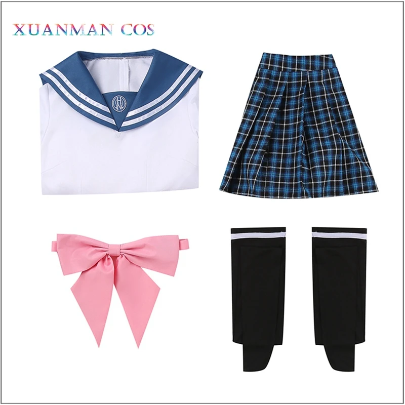 Костюм для косплея Danganronpa Sayaka Maizono школьная форма академический наряд Женская