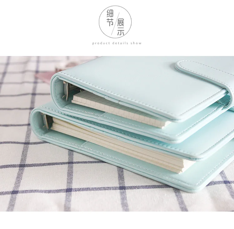 JIANWU Macarons PU binder A5 A6 Записная книжка Дневник Расписание Книга Планировщик дневник несъемный Переплетчик милые школьные принадлежности