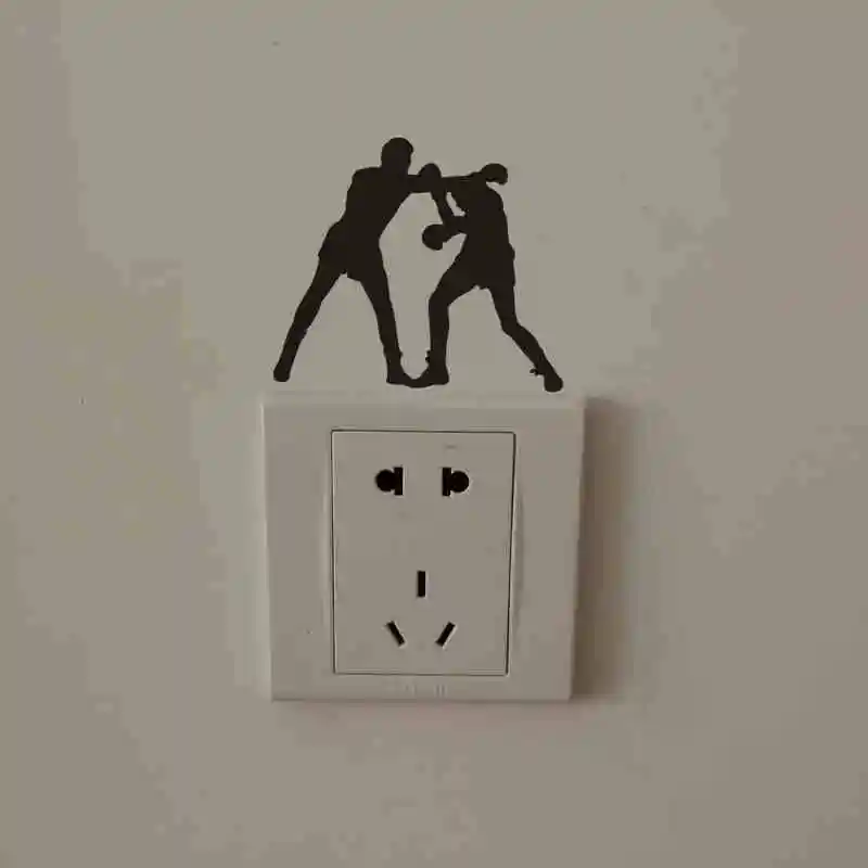 Боксерские перчатки Стикеры удар боксер Игрушечная машина наклейка Бесплатная