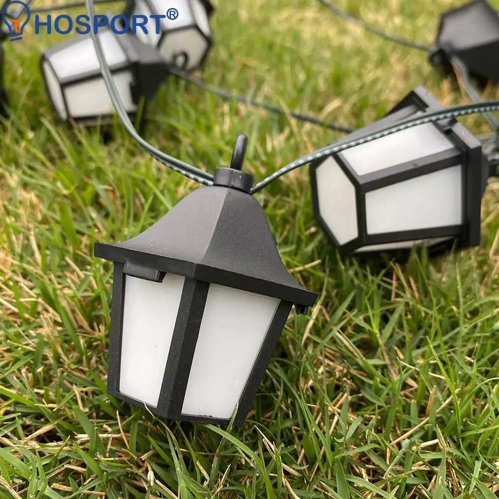 

LED Solar String Light Hanging Hollow Retro Lantern Fairy Lamps Outdoor Garden Yard Art Landscape Lighting Party Decorations