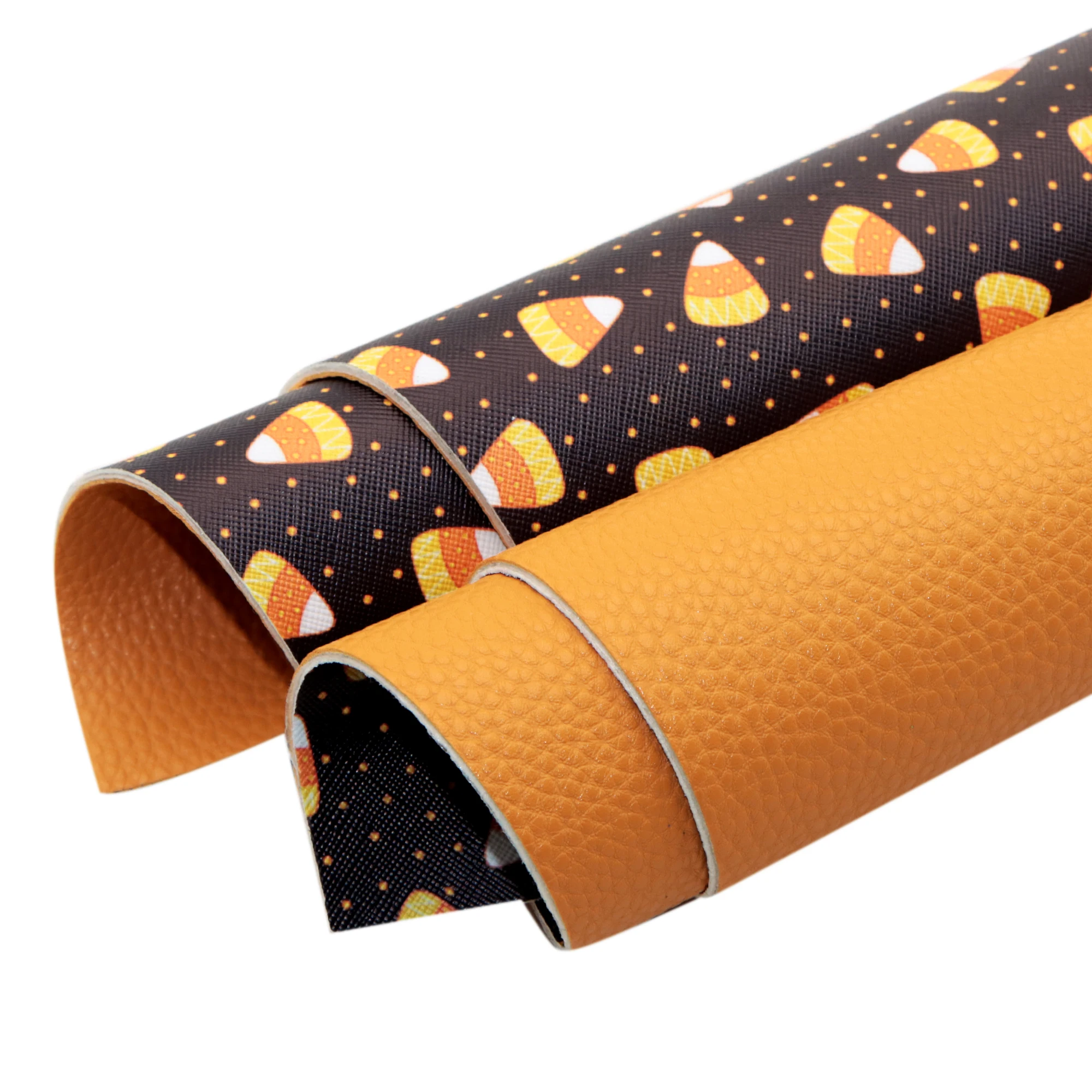 Листы из искусственной кожи с леопардовым принтом для Хэллоуина двусторонняя