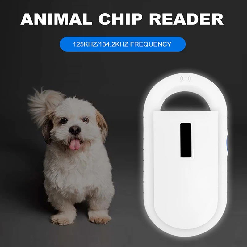 Pet ID Читатель ISO11784/5 FDX-B животных ID Читатель чипа USB ручной RFID микрочип сканер для животных Бесплатная доставка - изображение