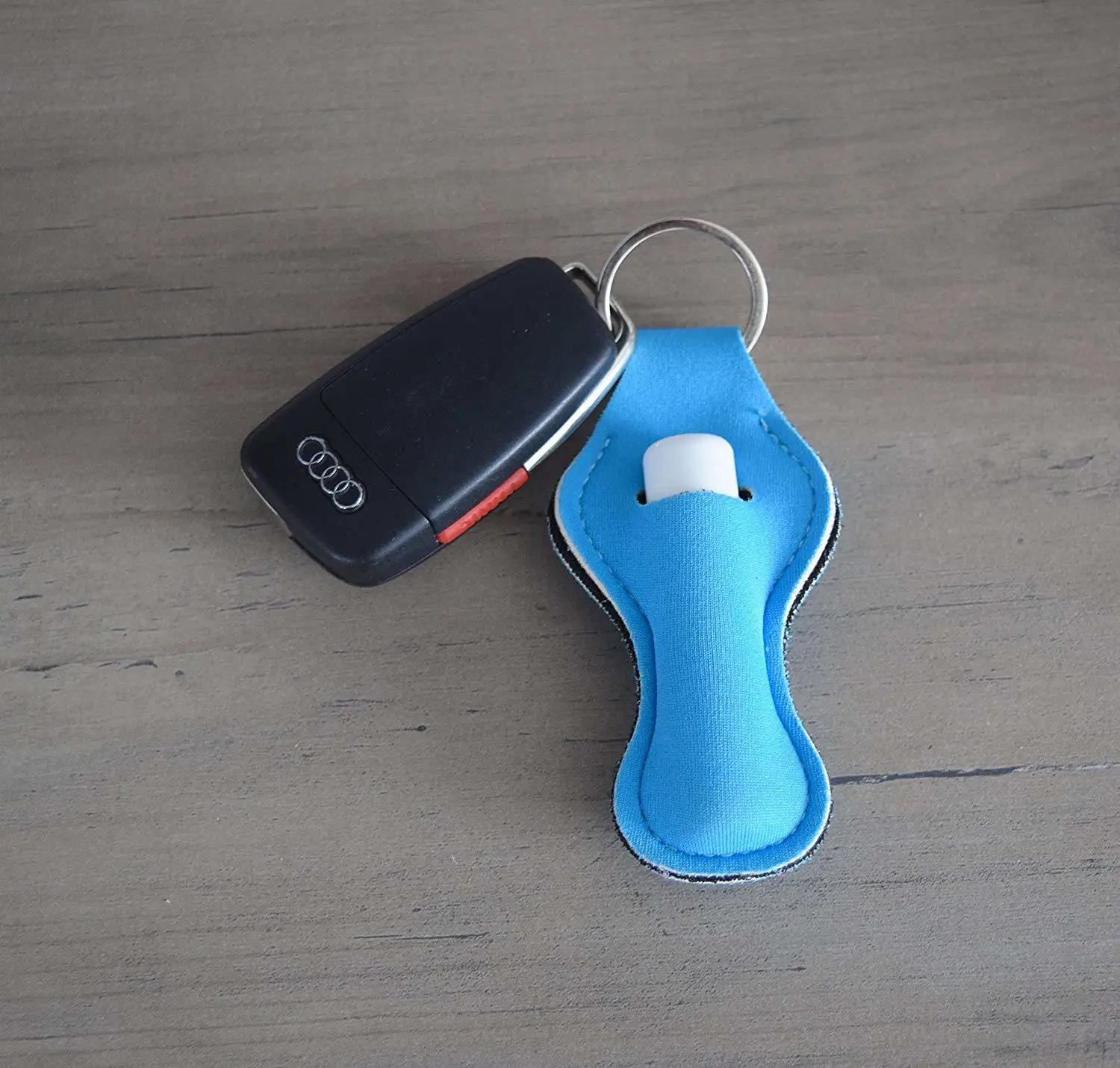 Горячая Распродажа неопреновый держатель для брелока в виде капли праздничные