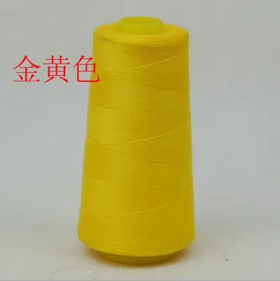 3000 ярдов Длина полиэстер нить белый/черный/синий/серый швейные нитки для