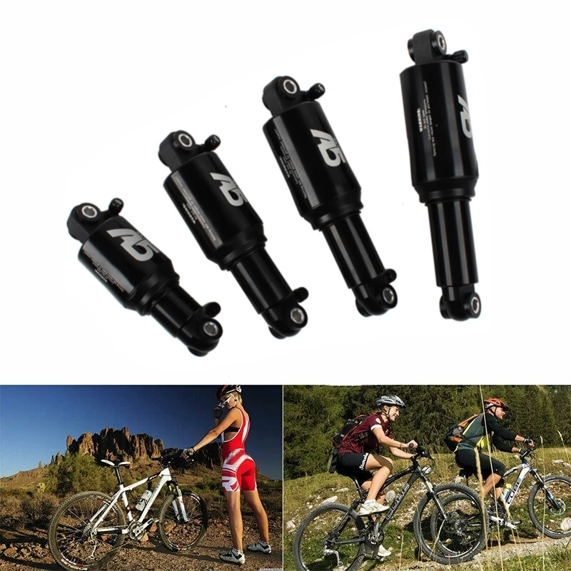 

Mountain Bike Dual Air Chambers Shock Absorber Aluminum Alloy Rear Shock Spring Shock Adjustable Damping 125/150/165/190mm Parts