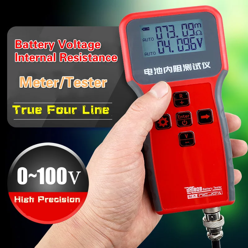 Bateria Interna Resistência Tester Faça Você Mesmo Bateria de Lítio de Alta Precisão Yr1030 Yr1035 Upgrade18650 Instrumento de Teste de Bateria Verificadores de bateria