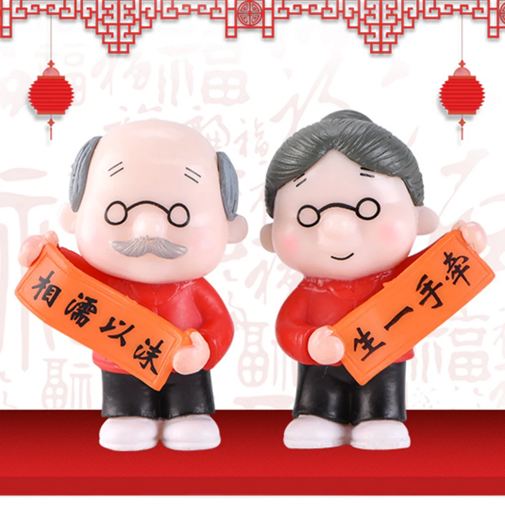 2 шт. Новогодняя фигурка дедушки и Миниатюрный Сад сказочный садовый пейзаж