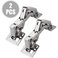 Pcs American Face Frame Hidden Concealed 170 Degree Corner Kitchen Cabinet Door Hinges Soft Closing Full Overlay