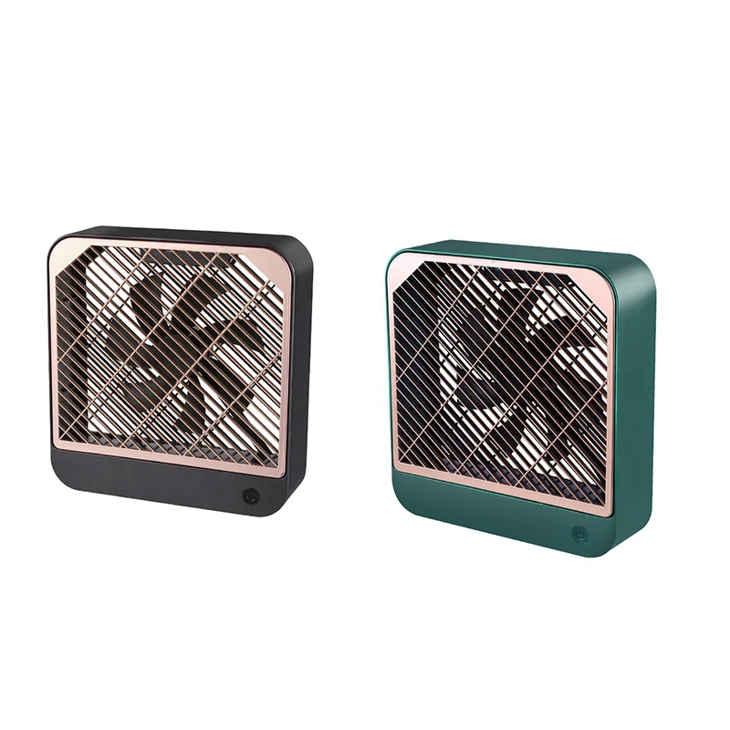 

Настольный квадратный мини-вентилятор, электрический портативный USB-вентилятор для общежития, для спорта, дома и офиса