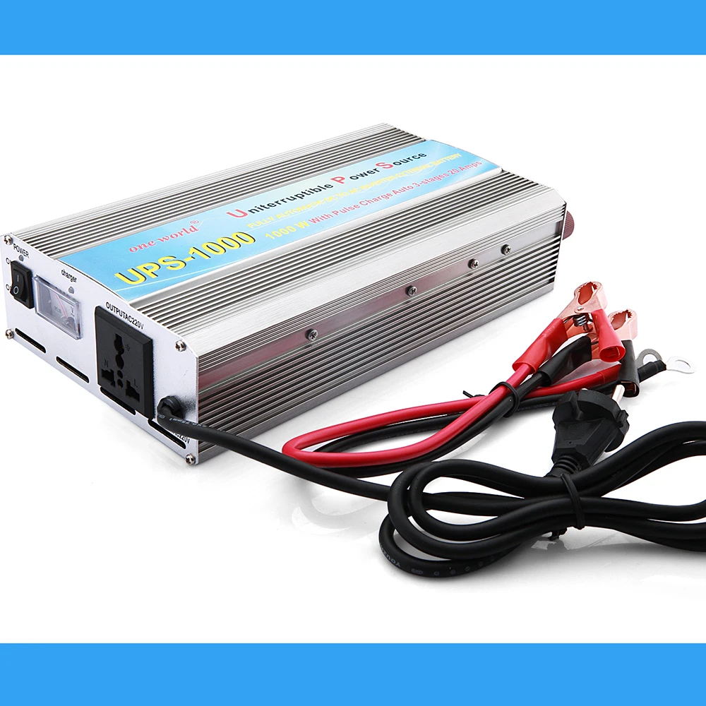 Инвертор солнечной энергии 1000 Вт с зарядным устройством модифицированный