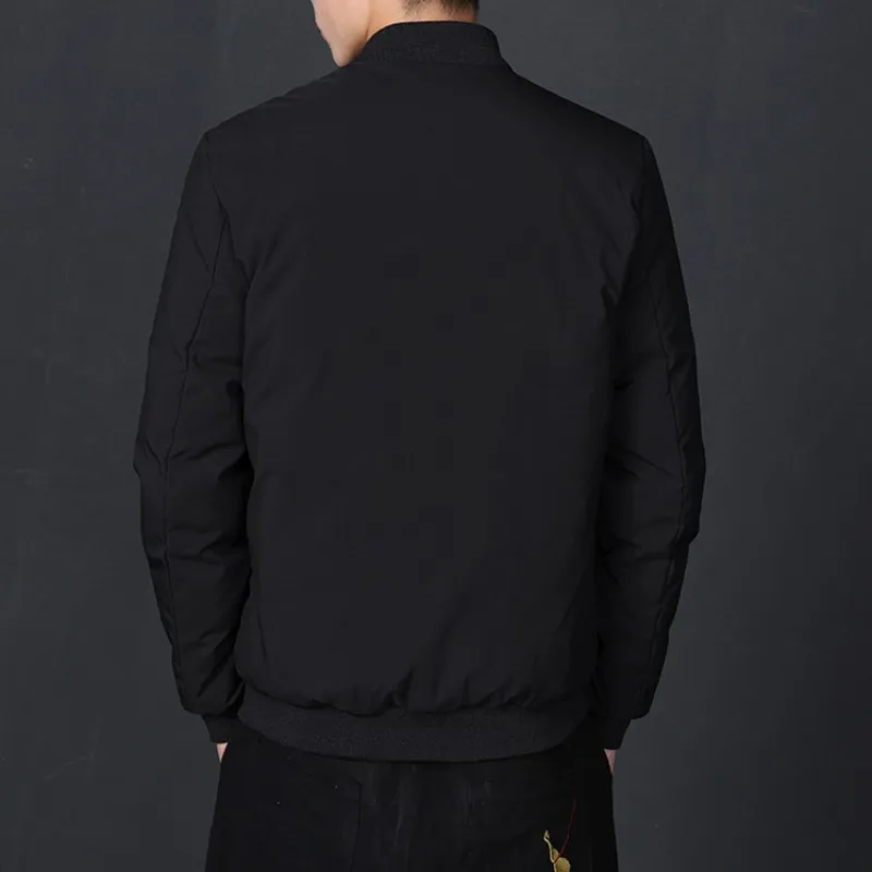 Парка мужская зимняя однобортная со стоячим воротником 5XL 6XL размера плюс |