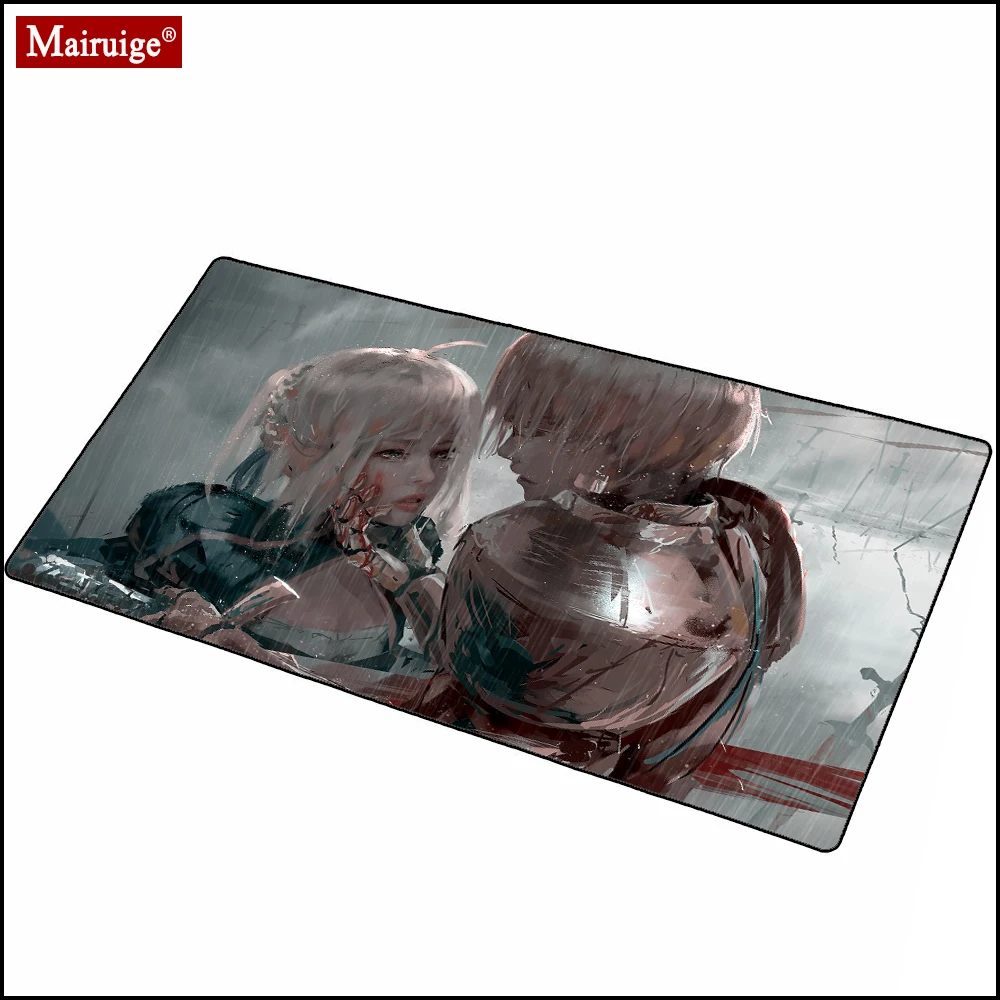 

Kings Couple Girl Anime Mousepad XXL Large Mouse Pad 90x40/70x30cm Compute Gamer Desk Mat for Laptop Table Pads PC Mat Mouse