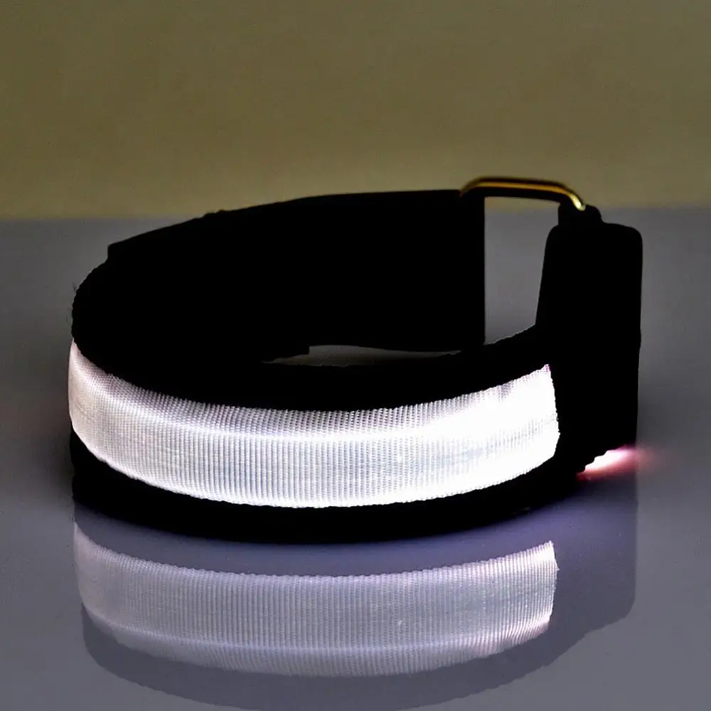 Bike Arm Warmer Belt LED Luminous Armband Safety Sports Strap Snap Wrap Light Up Band | Спорт и развлечения