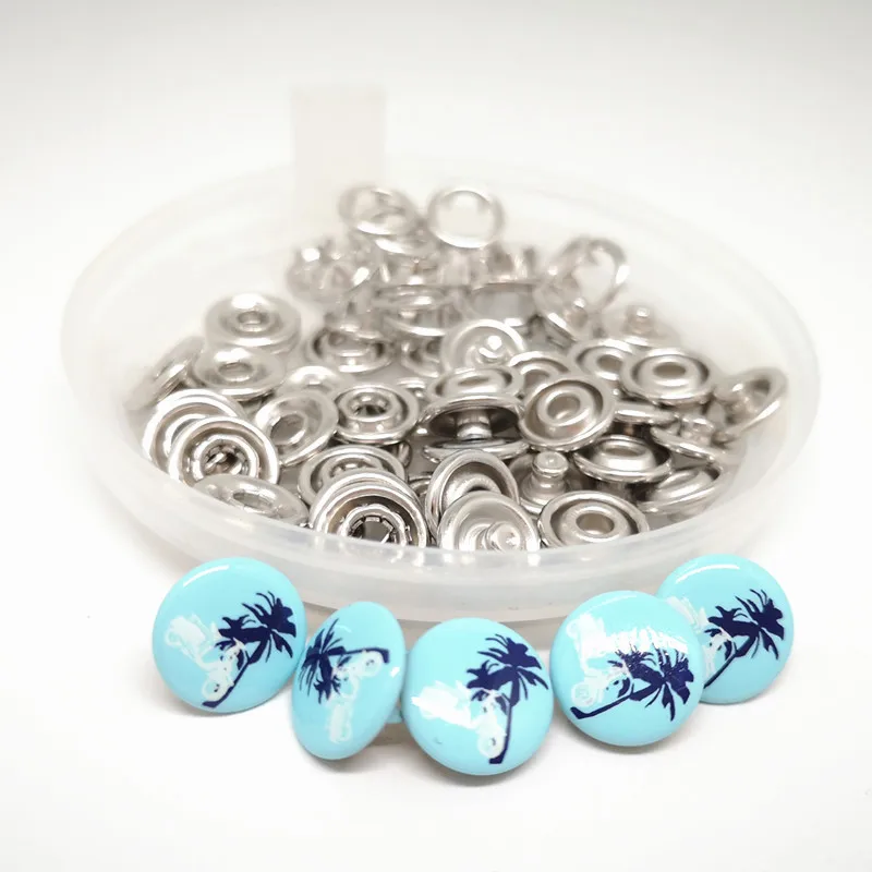 Высокое качество металлическая ЛАТУНЬ 11 мм зубчатая кнопка только Экологически