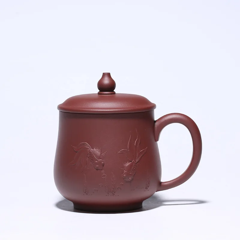 Yixing recommended manual Pisces cover cup television shopping gift logo teapot special offer a wholesale | Дом и сад