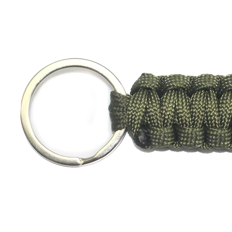 Outdoor Camping Parachute Cord Carabiner Swivel Buckle Emergency Survival Kit Key Chain Multifunctional Hiking EDC Tool Q55 | Спорт и