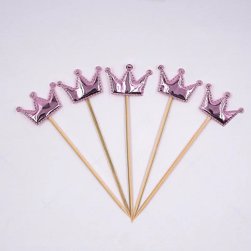 Корона Топпер голова кекс сердце Микки сувениры для девочек 5 шт./лот день