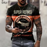 summer new mens t shirt oversized loose clothes retro short sleeved fashion english letter printing round neck ens t shirt