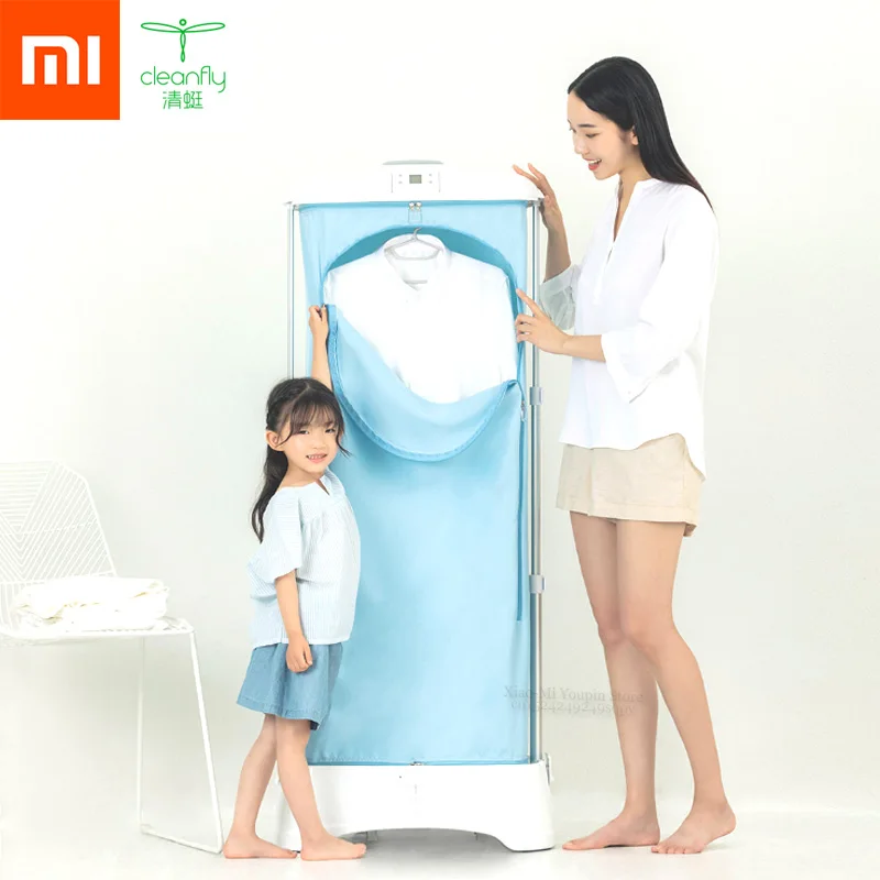 Xiaomi Mijia Cleanfly Складная сушилка для белья термостат Быстрая Сушка Вешалка электрическая сушилка для вещей 220 В 600 Вт пульт дистанционного управления