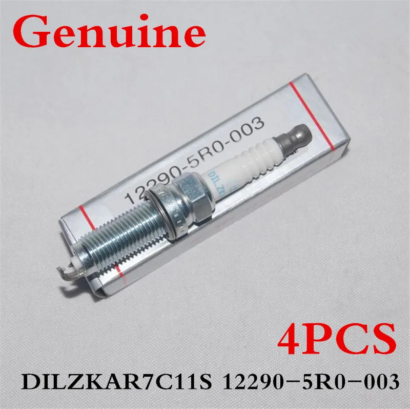 4 шт. оригинальные Иридиевые свечи зажигания CAPQX OEM:12290 5R0 003 для FIT VEZEL CITY XRV 2014 2015 2016
