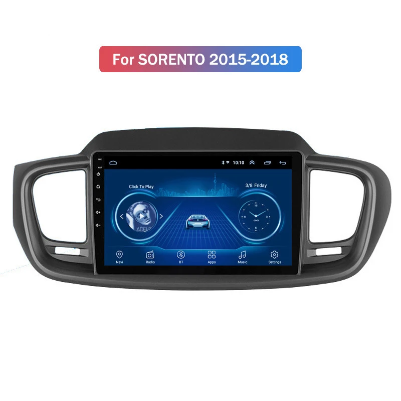 Авторадио мультимедийный плеер Wi-Fi радио для Kia Sorento 15-18 автомобильная навигация