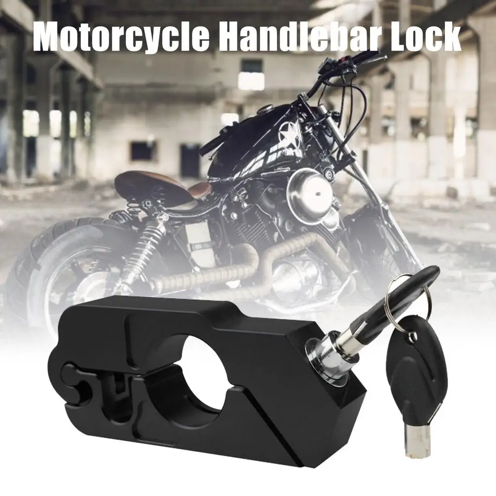Портативный замок для Руля Мотоцикла прочный Противоугонный руля велосипеда
