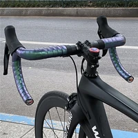 west biking gradient road bike handlebar tape 2pcs anti slip damping cycling road bike handle belt wraps with bar end plugs