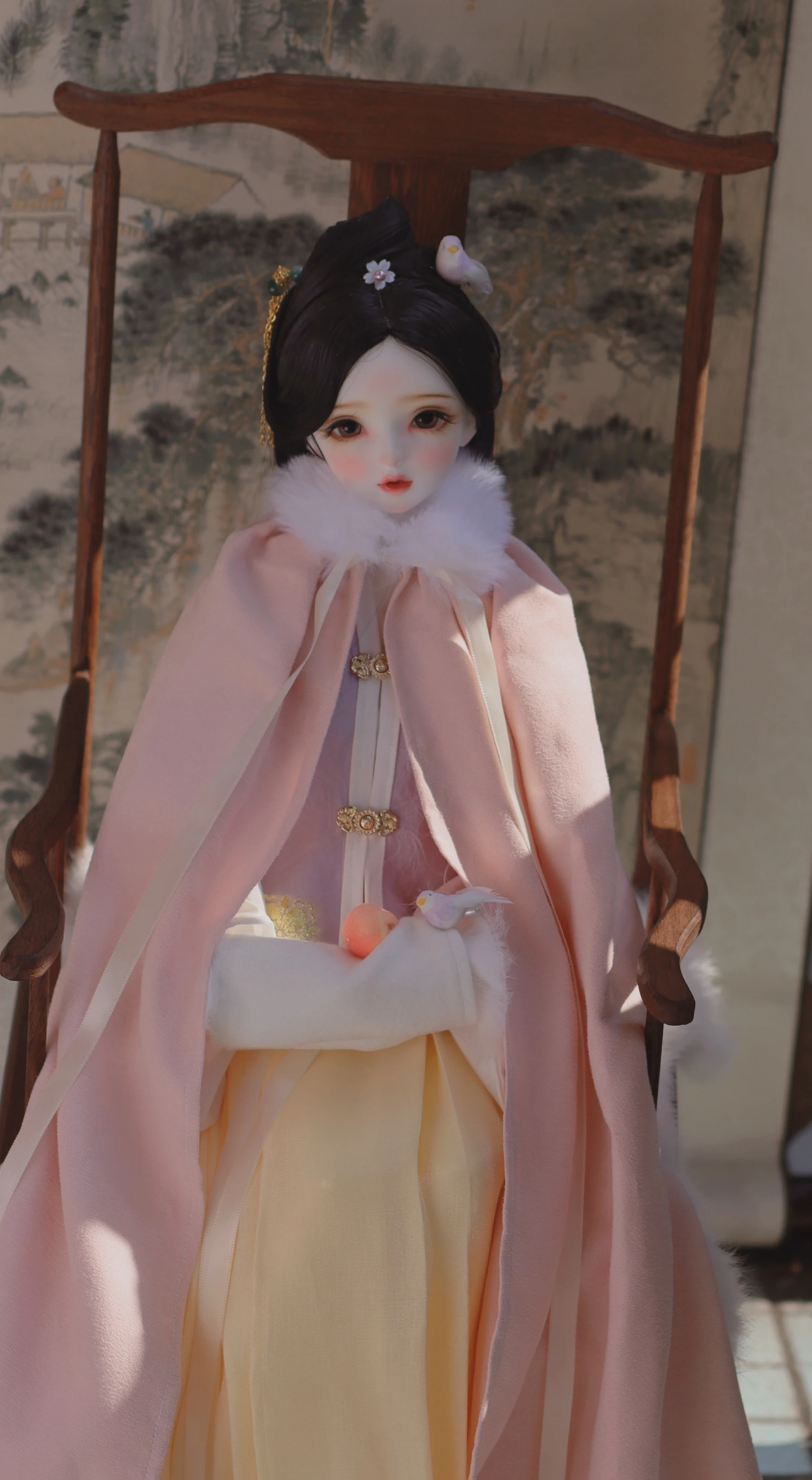 

1/4 1/3 Scale BJD Clothes Doll Accessories Chinese Ancient Costume Winter Hanfu Fairy Dress for BJD/SD MSD SD13 Big Girl C0723