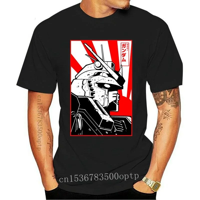 

New Gundam Head 2021 Arrival T Shirt Men Print T-Shirts Funny Clothes Tshirts Man Tee Shirts