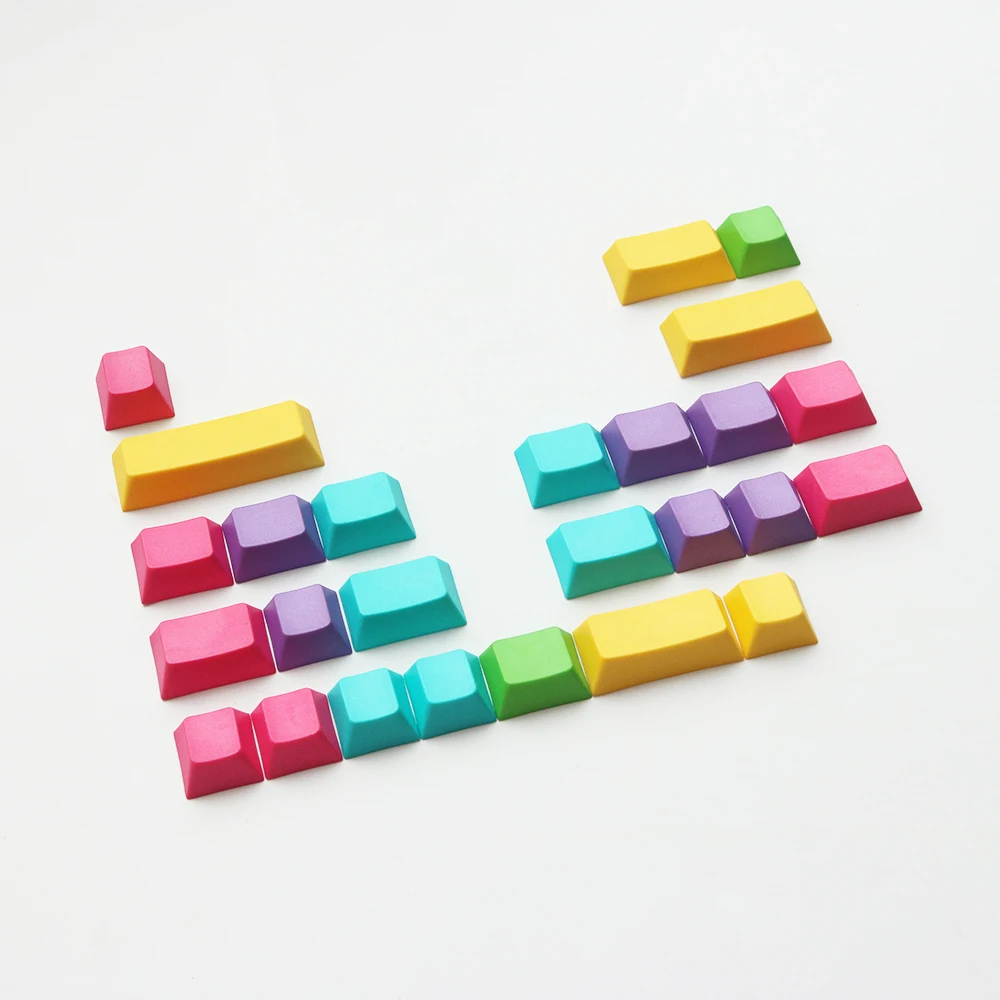 

Черри профиль Cmyw Rgby PBT краситель Sub Key Cap 26 Keys Custom Color Key cap s