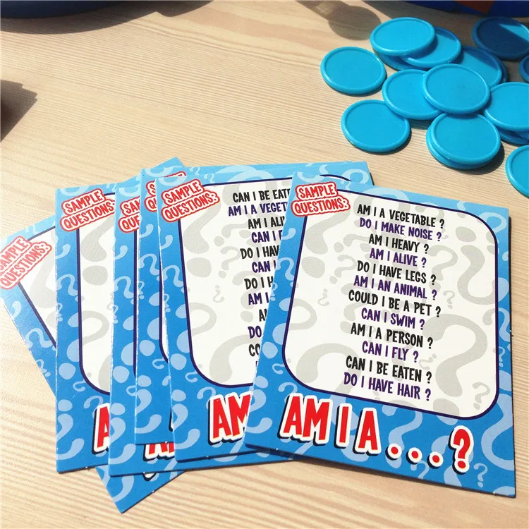 2-6 человек смешные дети что я? Группа игральная настольная игра быстрый вопрос