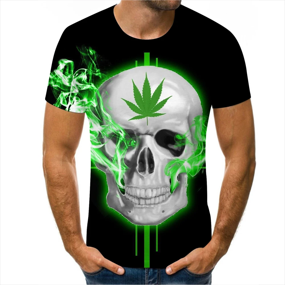 

New Summer 3D Printing Dark Men's And Women's Casual T-Shirt Fashion Trend Youth Cool Men's T-Shirt Hip-Hop Short Sleeve