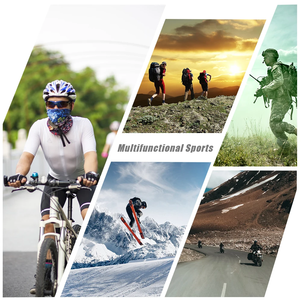 Дышащий бандана туба шарф шеи гаитер крышка УФ солнце быстросохнущие стрейч лица