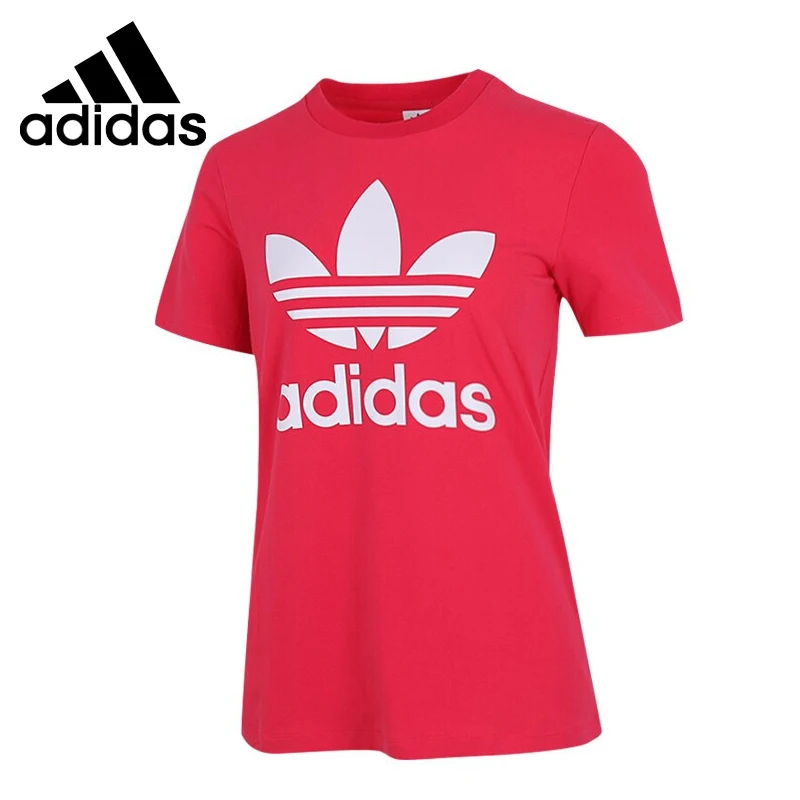 

Original New Arrival Adidas Originals TREFOIL TEE Women's T-shirts short sleeve Sportswear