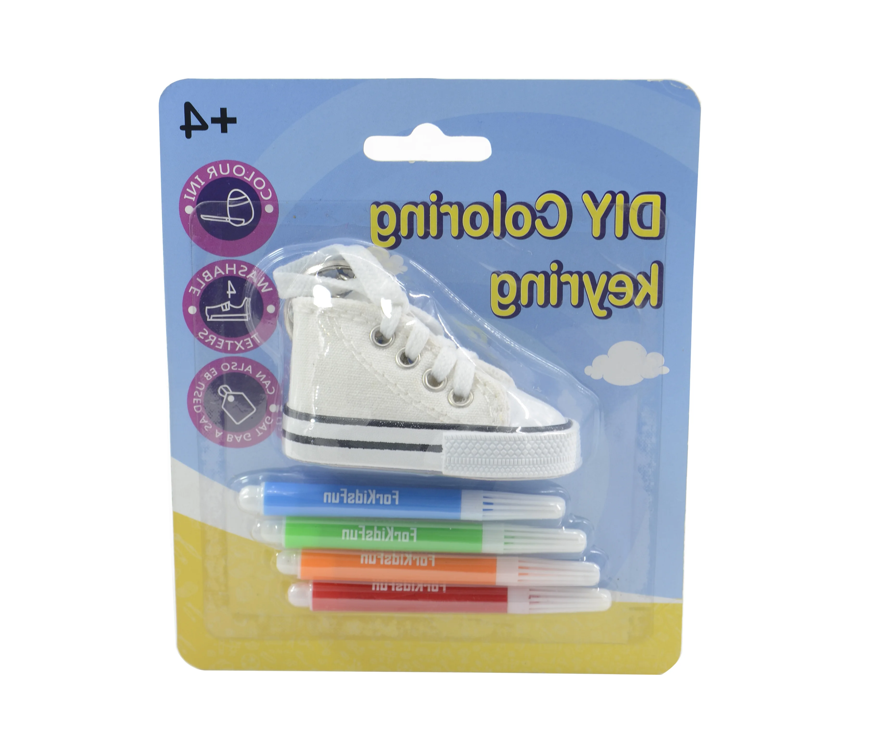 Бесплатная доставка DIY рисунок из плотного текстиля Форма для ключей брелок