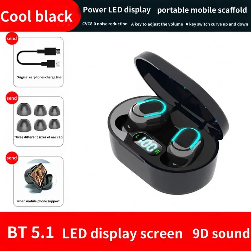 Tws-наушники E7s с поддержкой Bluetooth 5 0 и шумоподавлением | Электроника