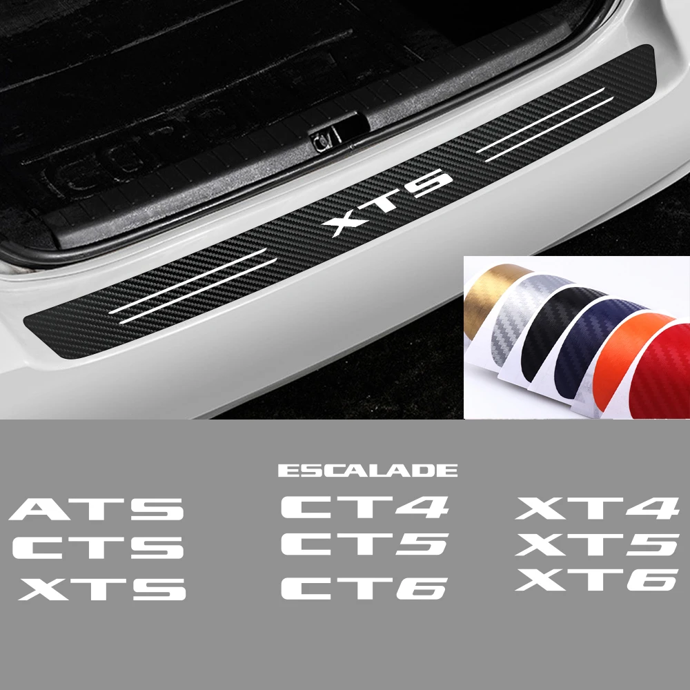 Для Cadillac ATS CTS Escalade XTS XT4 XT5 CT6 автомобильный Стайлинг 3D из углеродного волокна