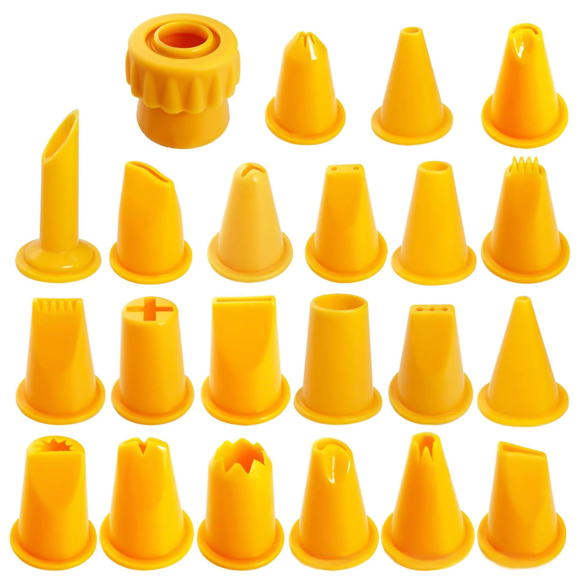 

30pcs Silicone Pastry Bag Tips Kitchen DIY Icing Piping Nozzle + Cream Reusable Pastry Bags Cake Decorating Tools