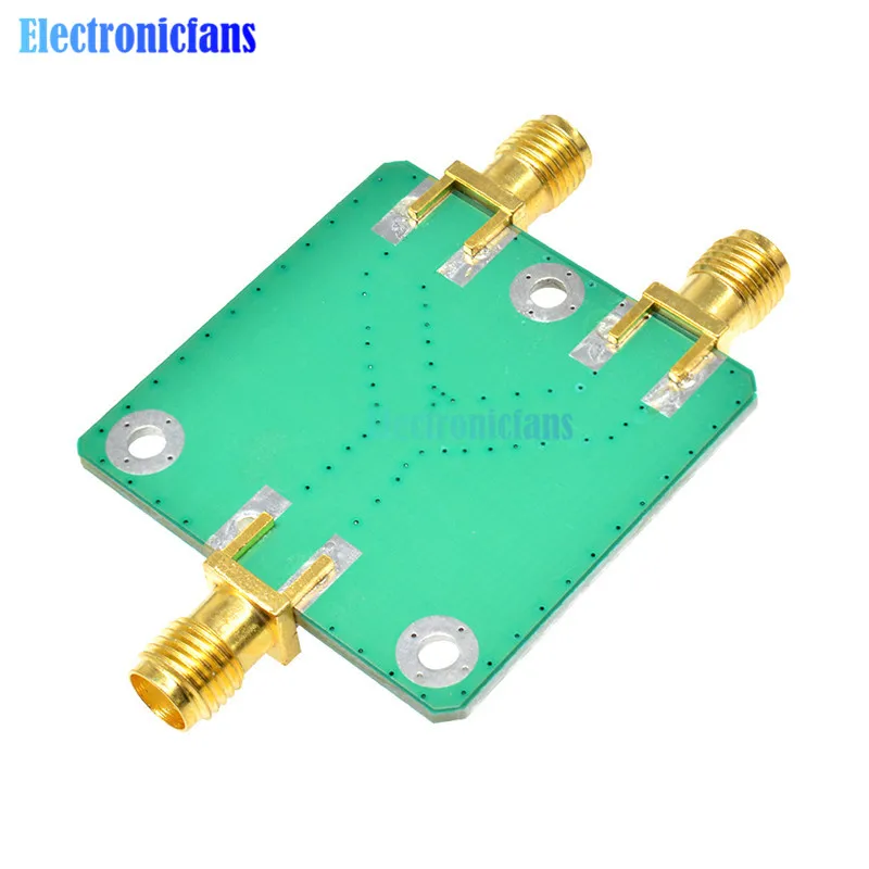 RF Power Splitter RF Microwave Resistance Power Divider Splitter 1 to 2 Combiner SMA DC-5GHz Radio Frequency Divider 33*33mm