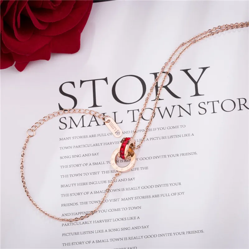 Simple Roman numerals titanium steel bracelet personalized Sen Department from Swarovskis crystal jewelry wild accessories | Украшения и