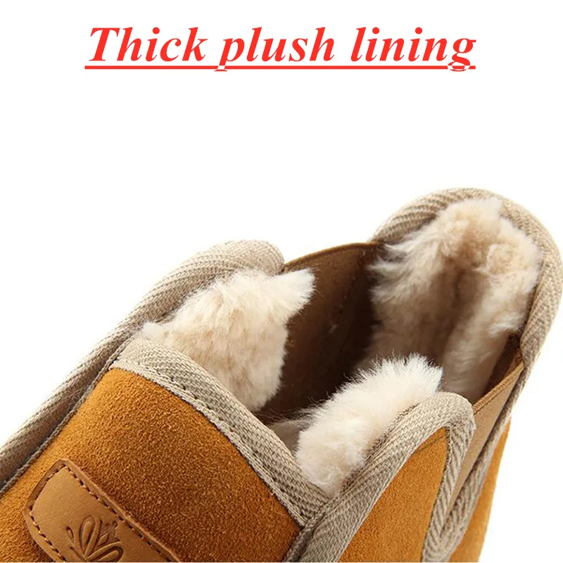 MEIKI/высококачественные модные зимние ботинки для мужчин зимняя обувь на шнуровке