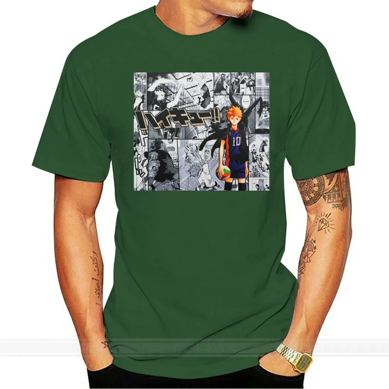 Новинка модная брендовая одежда футболка унисекс с рисунком Хината Shoyo манга