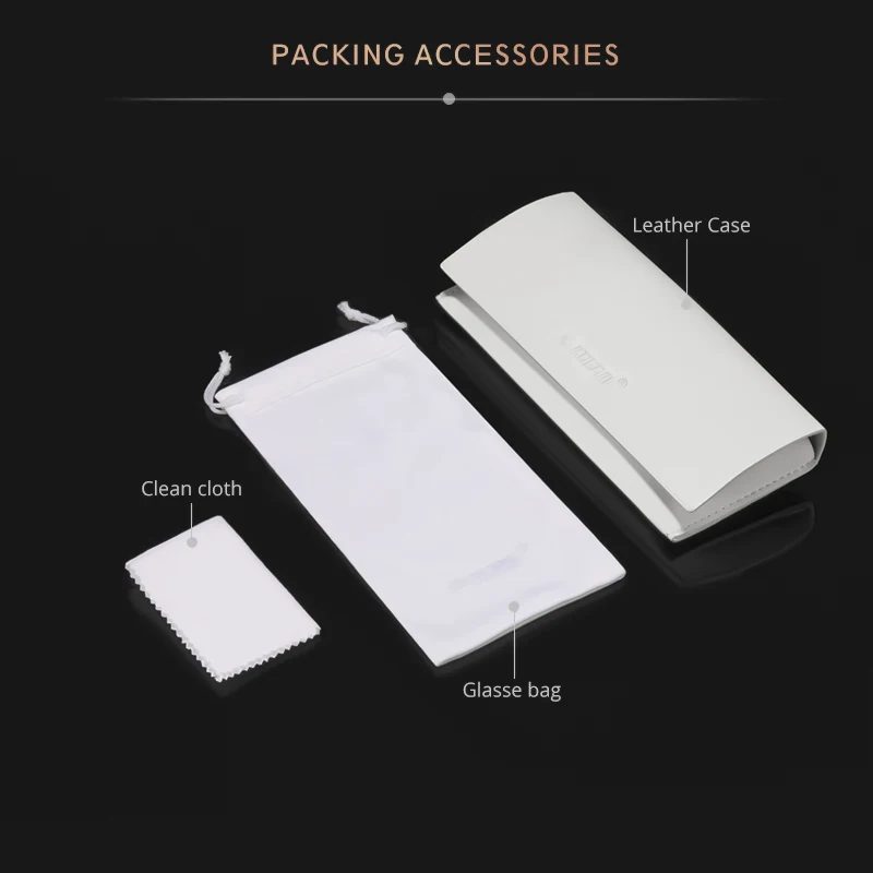 

KDEAM Original PU Leather Case Pouch Cloth Included