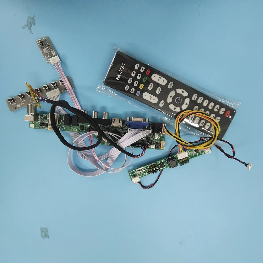 

TV56 LCD LED AV USB HDMI-compatible VGA Controller board kit cable For 30pin M190CGE-L20/M190CGE-L23 1440X900 Panel screen TV