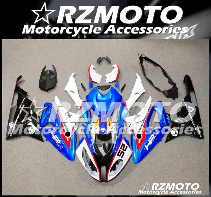 

Высокое качество литья под давлением Новый ABS мотоцикл обтекатель комплект подходит для BMW S1000RR 2015 2016 боди набор на заказ синий белый черный