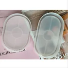 Силиконовая форма Aouke, инструмент для рукоделия, овальная искусственная Гибкая многоугольная эпоксидная смола, поднос для хранения