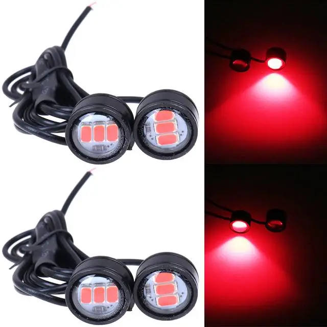 

Красный Орлиный глаз Вспышка светодиодсветодиодный противотуманные ДХО дневные ходосветильник Автомобиль Мотоцикл Универсальный